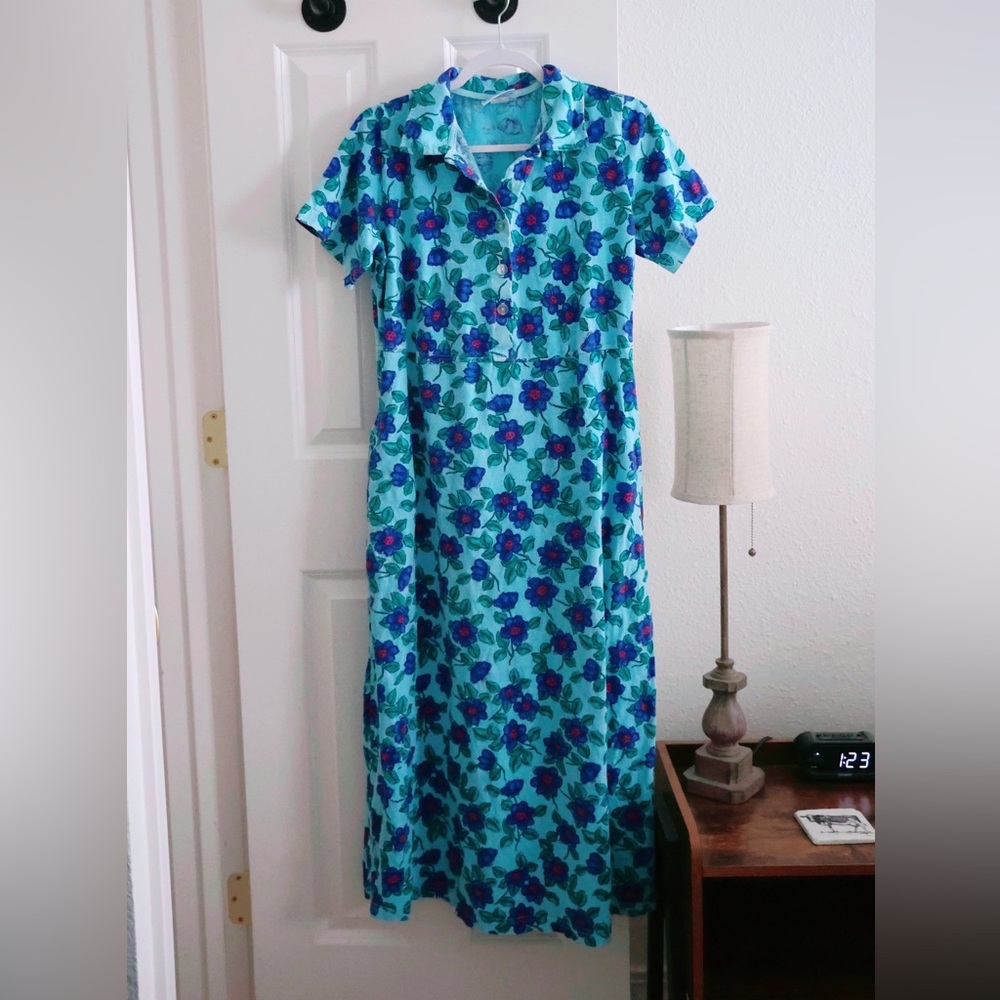 Floral Blue and Purple Dress fresh produce - Picture 5 of 5